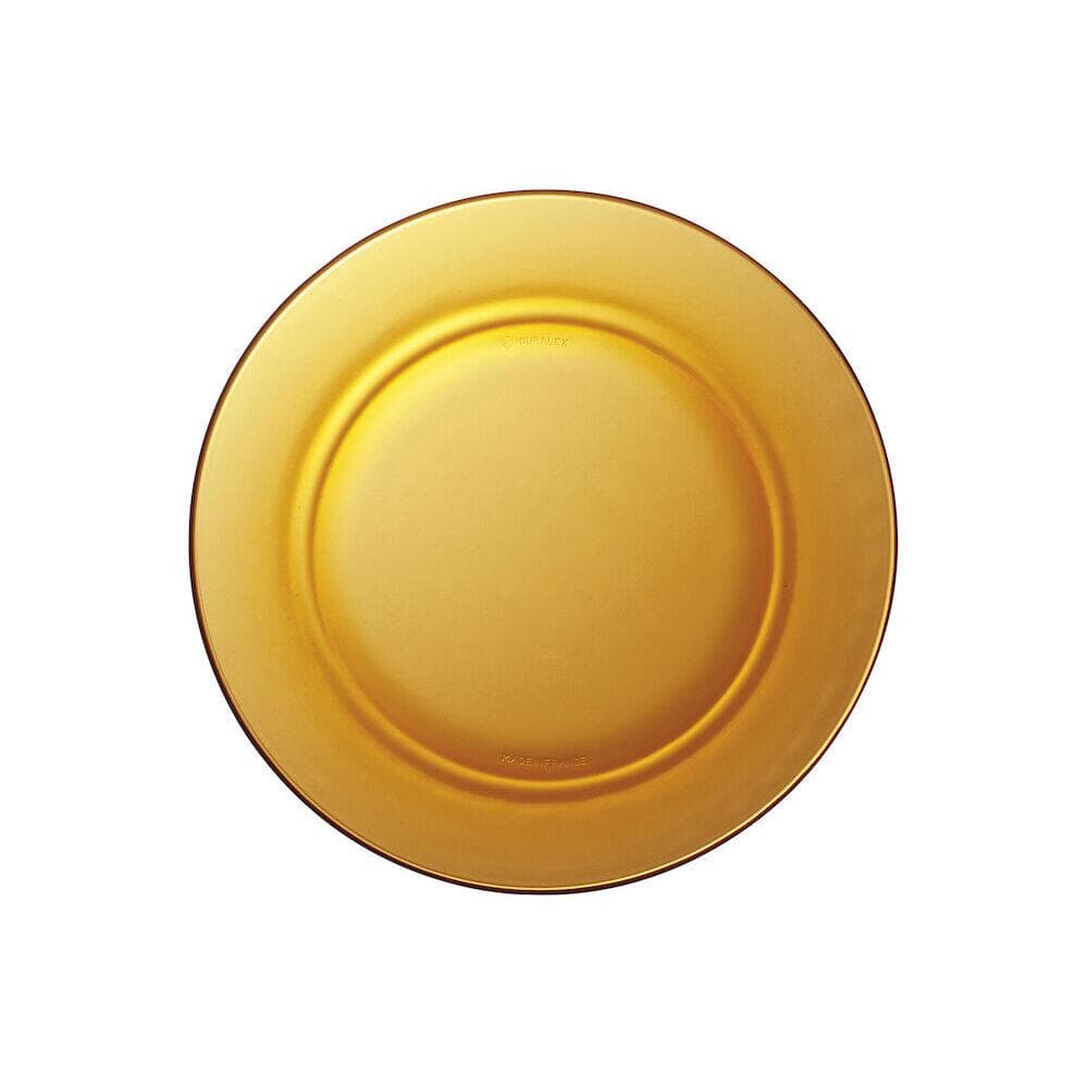 Farfurie adanca Lys  Amber  din sticla, Duralex, set 1 buc. ø230x(H)35mm