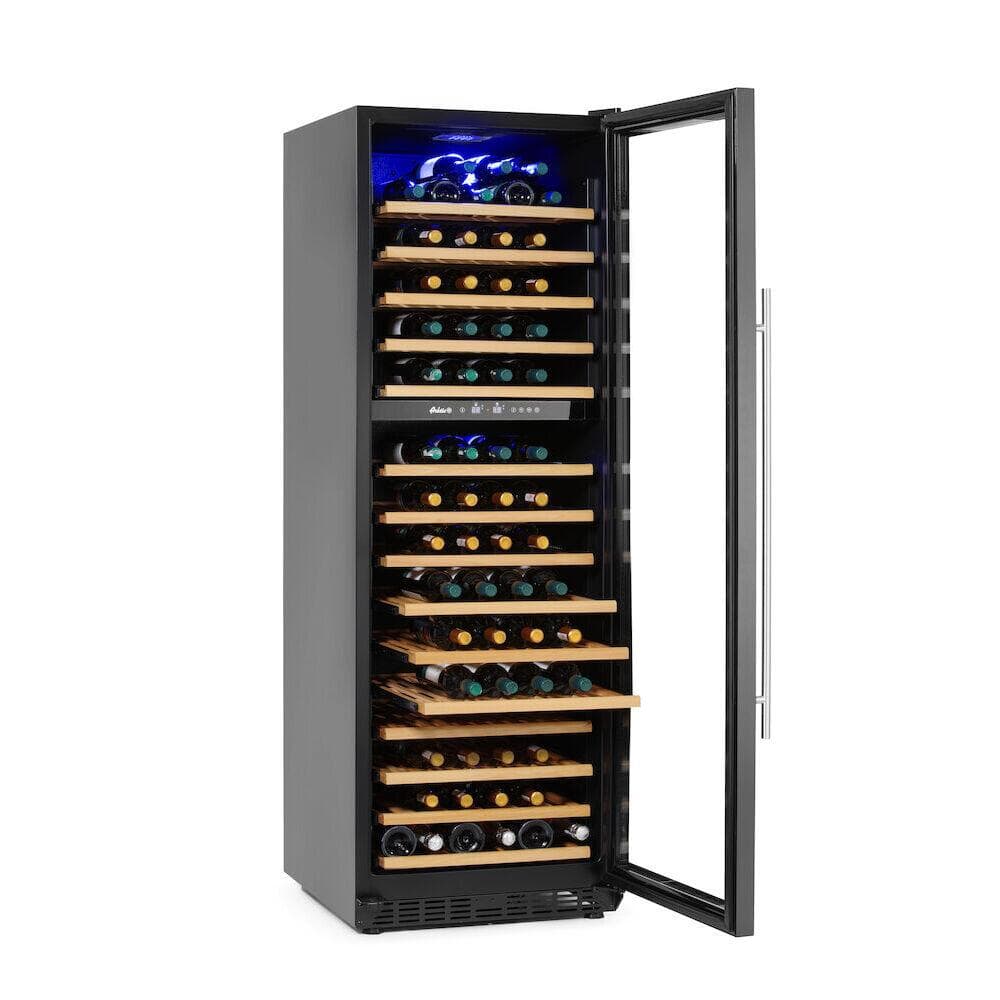Dulap frigorific pentru vin cu reglare temperatura in 2 zone, 160 sticle, 447 litri, 220-240V/90W, 595x680x(H)1795 mm