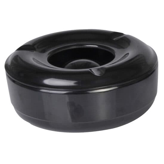 Scrumiera , neagra, melamina 146 mm