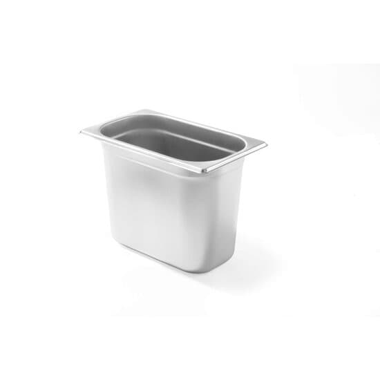 Gastronorm GN 1/4 100 mm 2.8 lt , gama Budget Line, otel inoxidabil
