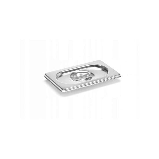 Capac pentru tava gastronorm GN 1/9 din inox 18/10, 176x108 mm rezistent la temperaturi -40 pana la 300C