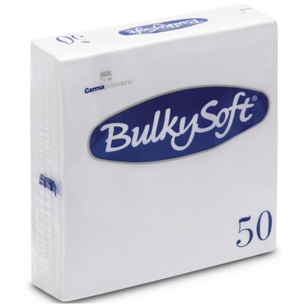 Servetele 33x33cm albe celuloza 100% - 50buc per pachet