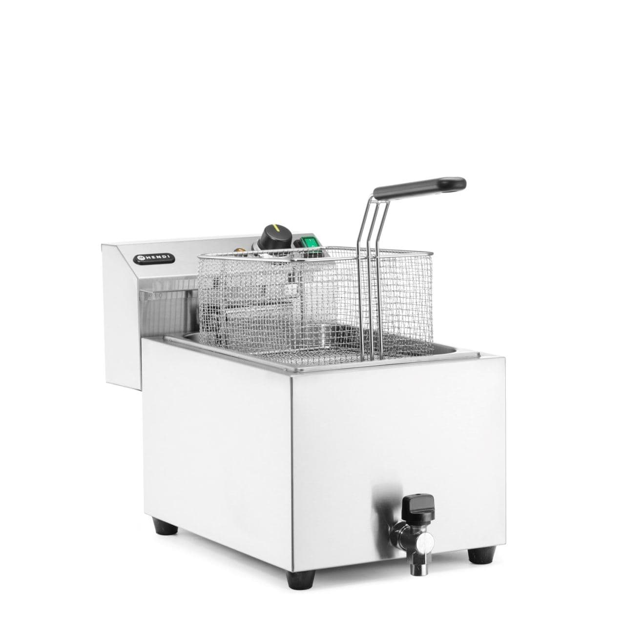 Friteuza XL, Profi Line cu robinet de scurgere, 10L, 400V / 6600W, 302x687x(H)375 mm