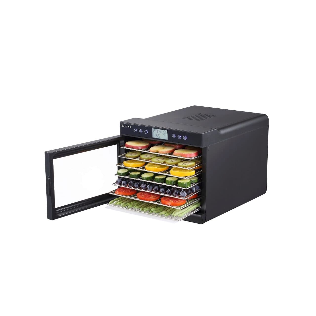 Deshidrator alimente, capacitate 7 tavi 375x300 mm, afisaj digital, 500W,345x450x(H)315mm