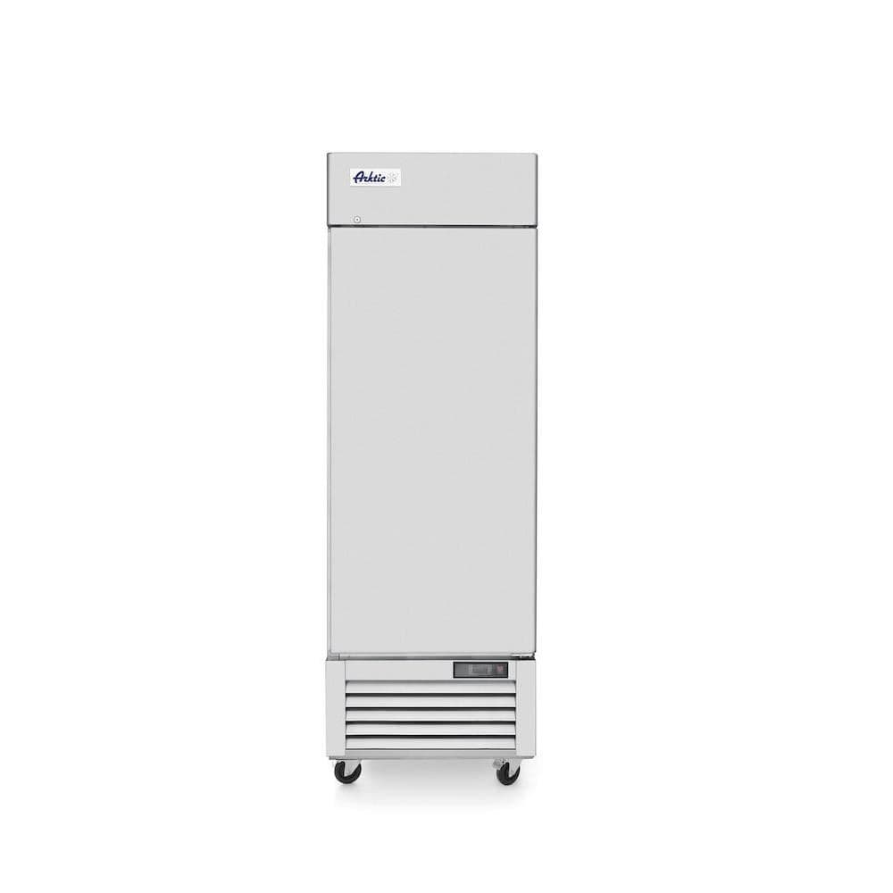 Congelator profesional ARKTIC by Hendi Kitchen Line cu 1 usi 590 L 685x800x(H)2100 mm otel inoxidabil -18/-12°C 330 W 3 rafturi potrivite pentru GN 2/