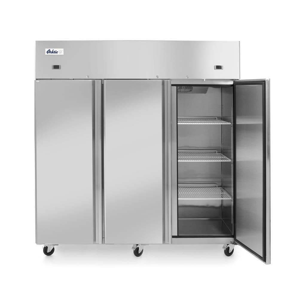 Frigider si congelator profesional Hendi Profi Line cu 3 usi 900+420 L 1800x745x(H)1950 mm otel inoxidabil -2/+8°C, -17˚/-22˚C 700 W 3 rafturi 525x530