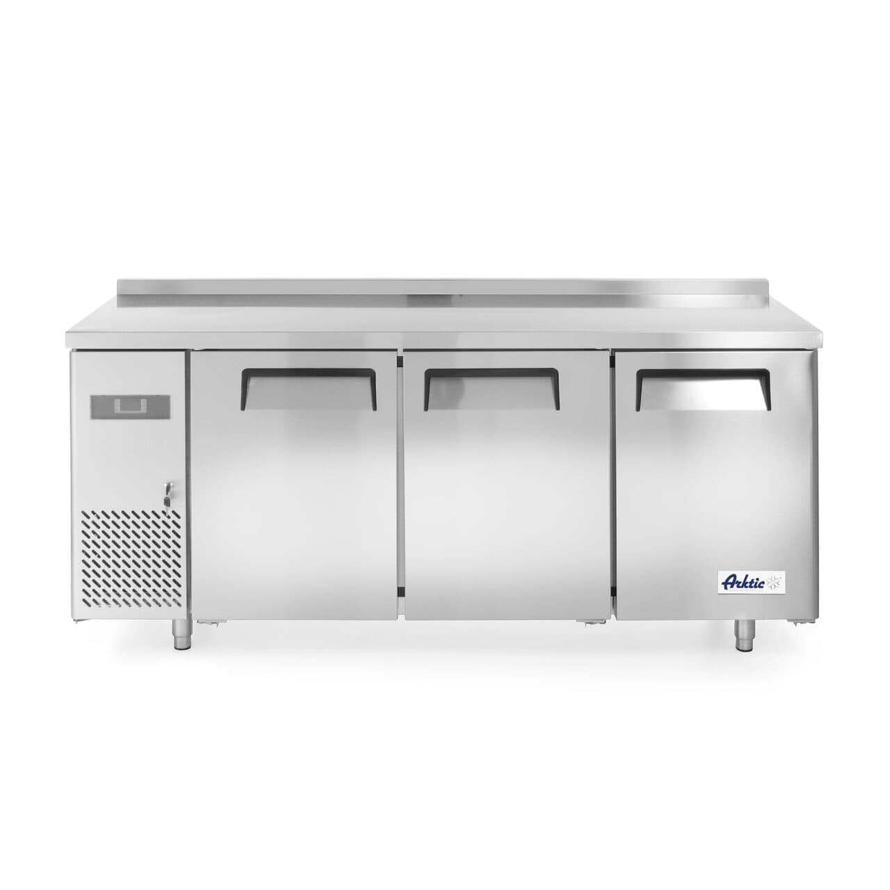 Frigider profesional ARKTIC by Hendi Kitchen Line cu 3 usi, 291 l, 1800x600x(H)800 mm otel inoxidabil  0/8°C ,270 W/230V,  3 rafturi, 2x 430x428 mm, 1