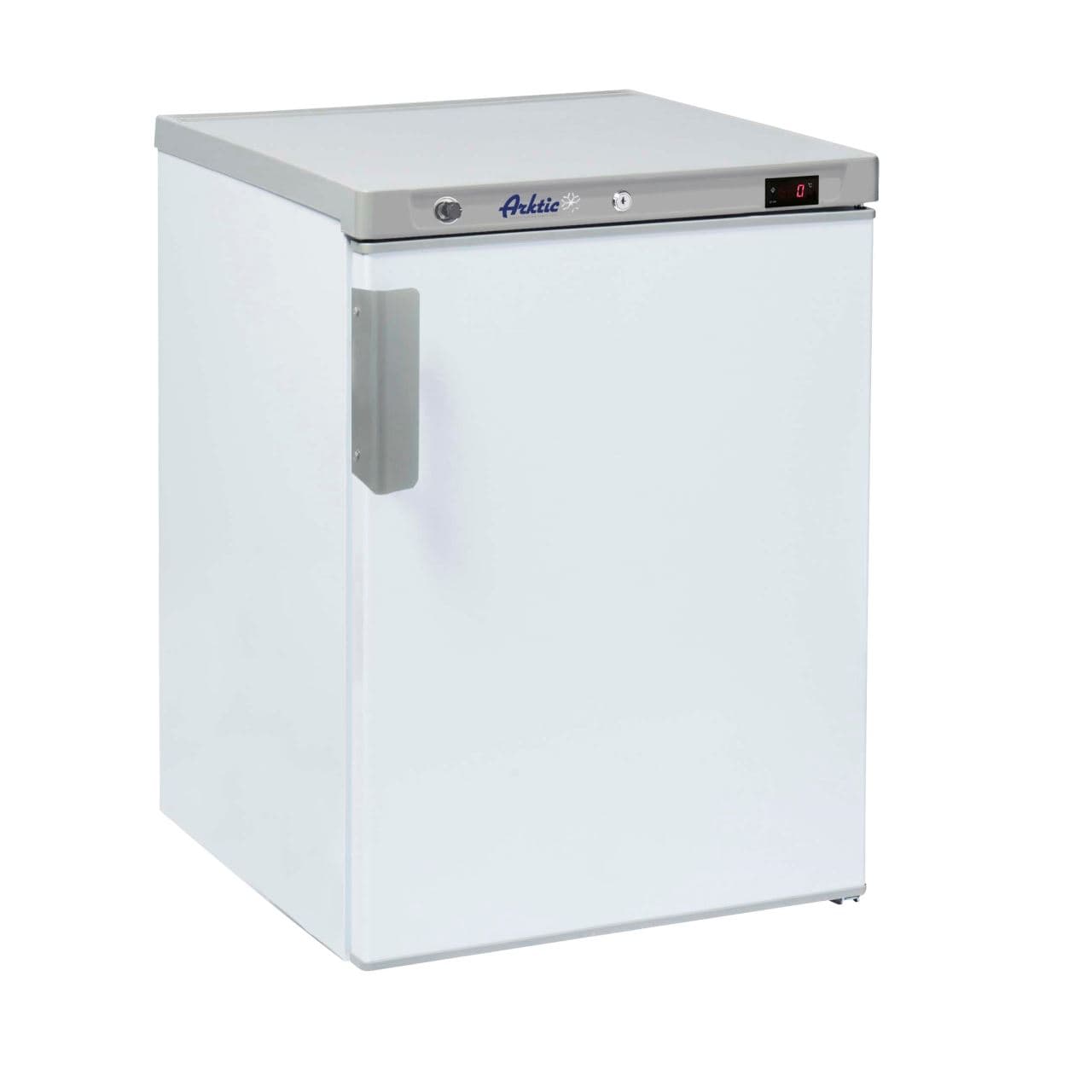 Congelator profesional Hendi Budget Line cu 1 usa 200, L598x623x(H)838 mm, otel inoxidabil, 111 W, 230
