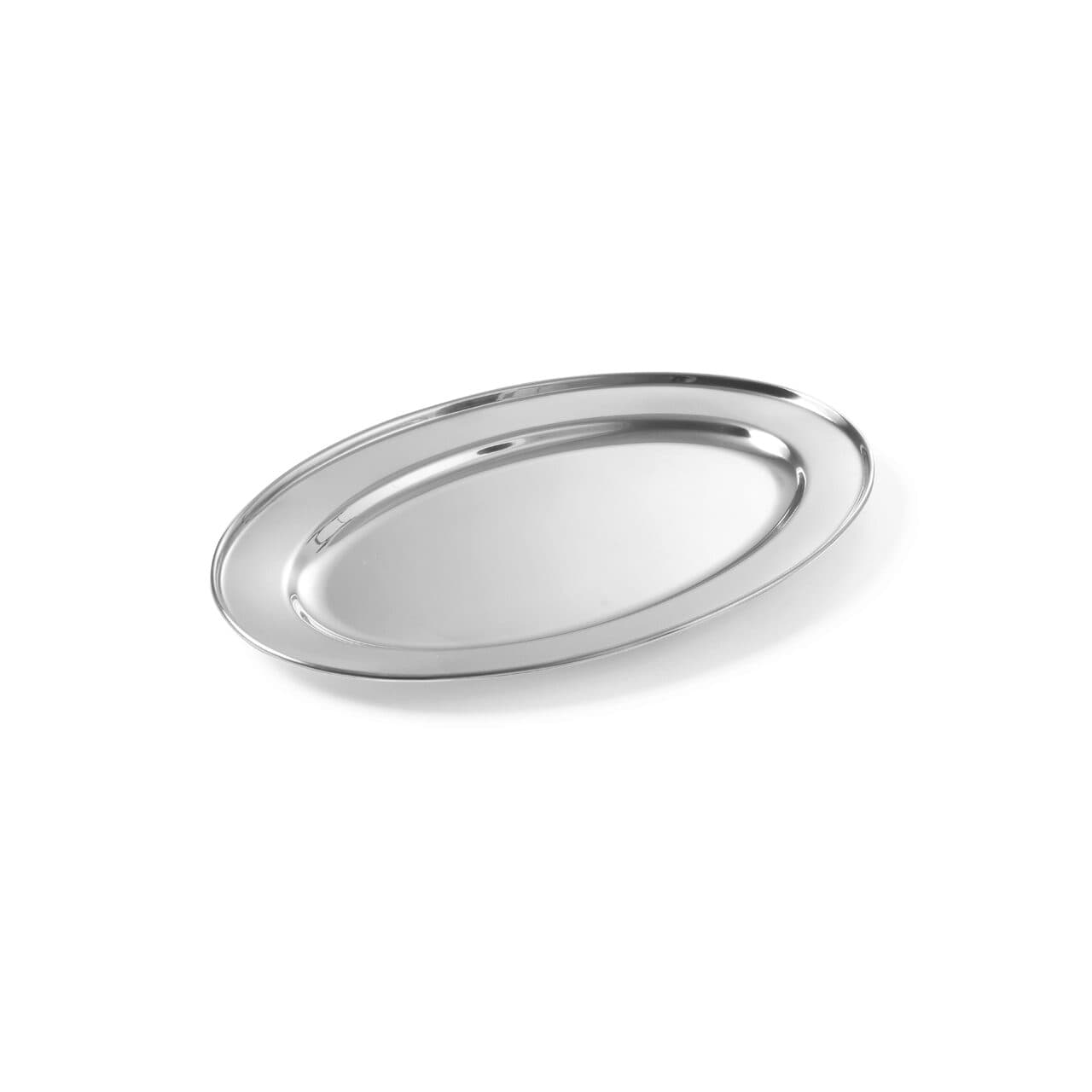 Tava servire ovala, din inox, 240x170 mm, Hendi