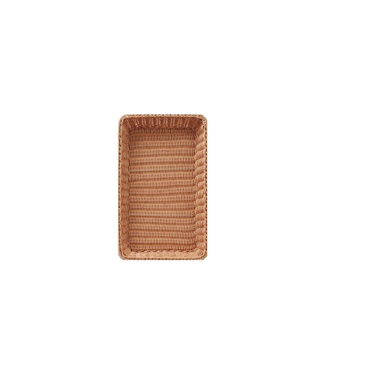 Cos servire pentru paine, Hendi, GN 1/1 530x325x(H)65 mm, Maro