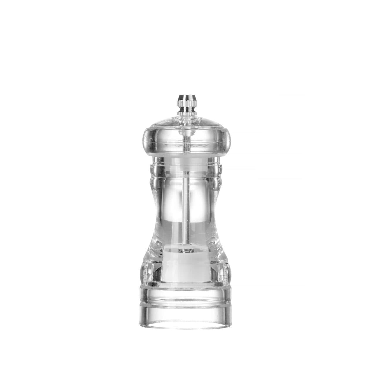 Rasnita pentru sare Hendi, sticla acrilica transparenta, ø50x(H)113 mm