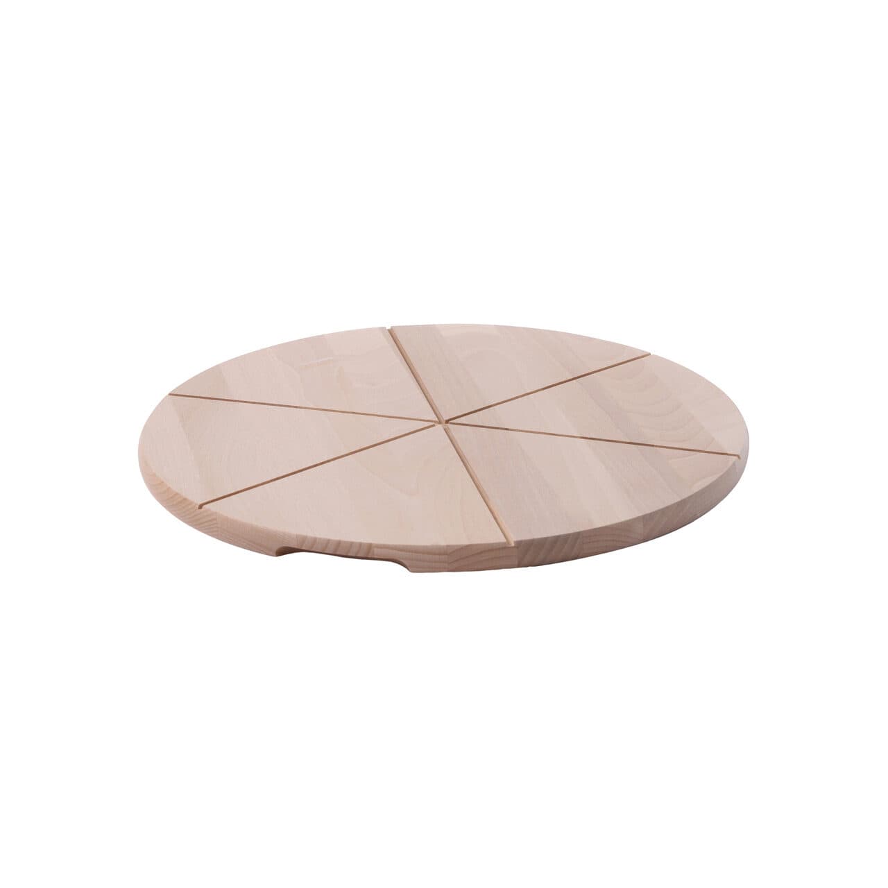 Platou / Planseta pizza, lemn de fag, 450 mm, compartimentata, Hendi