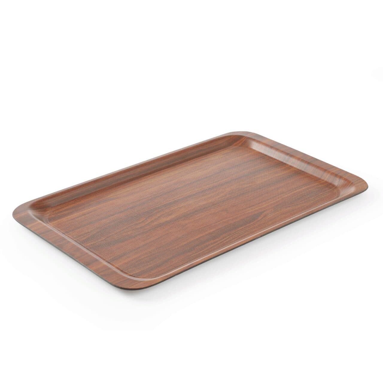 Tava servire dreptunghiulara 43x61 cm, lemn armat laminat cu strat anti-alunecare, Hendi