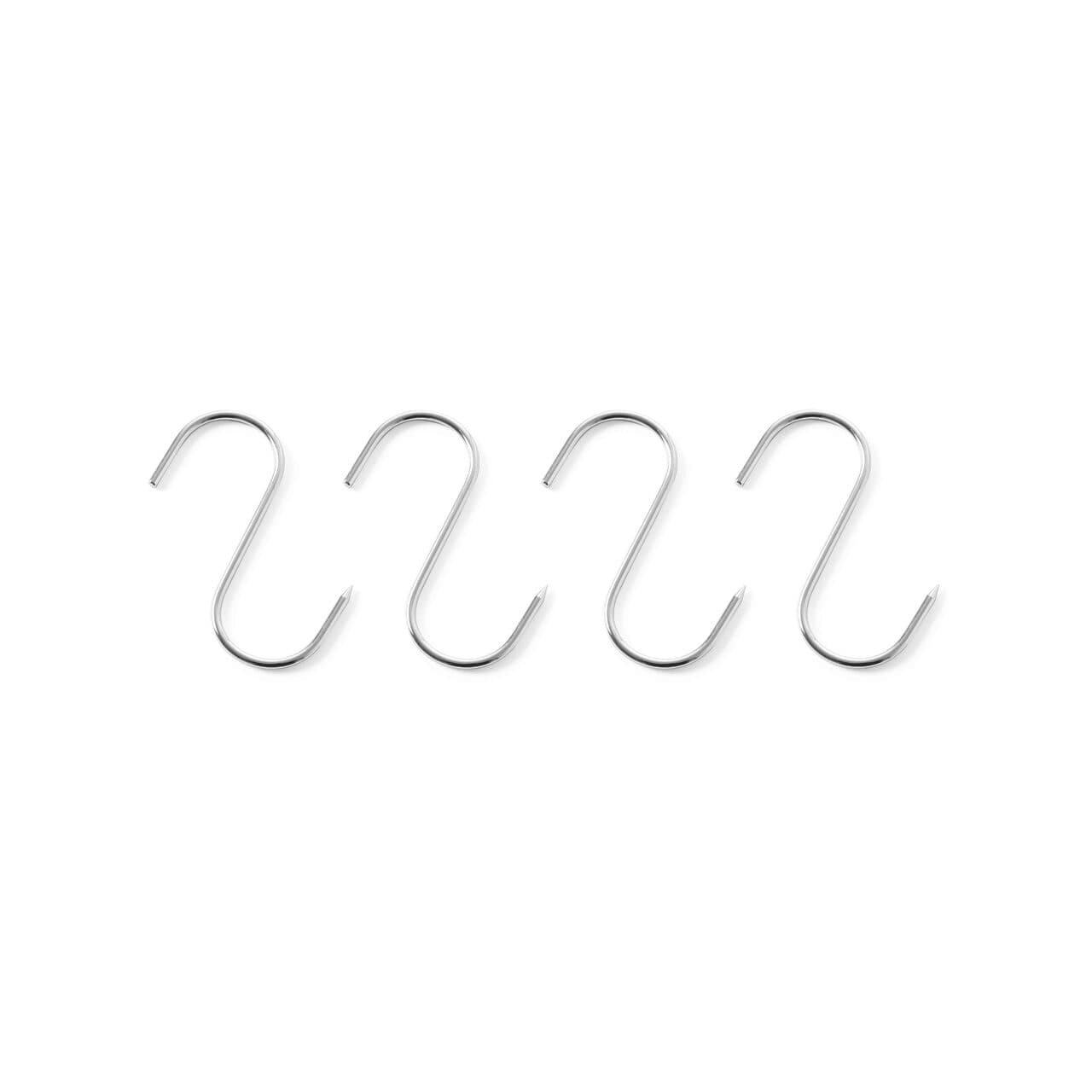 Set 4 x carlige macelarie, inox, 150x6 mm, Hendi