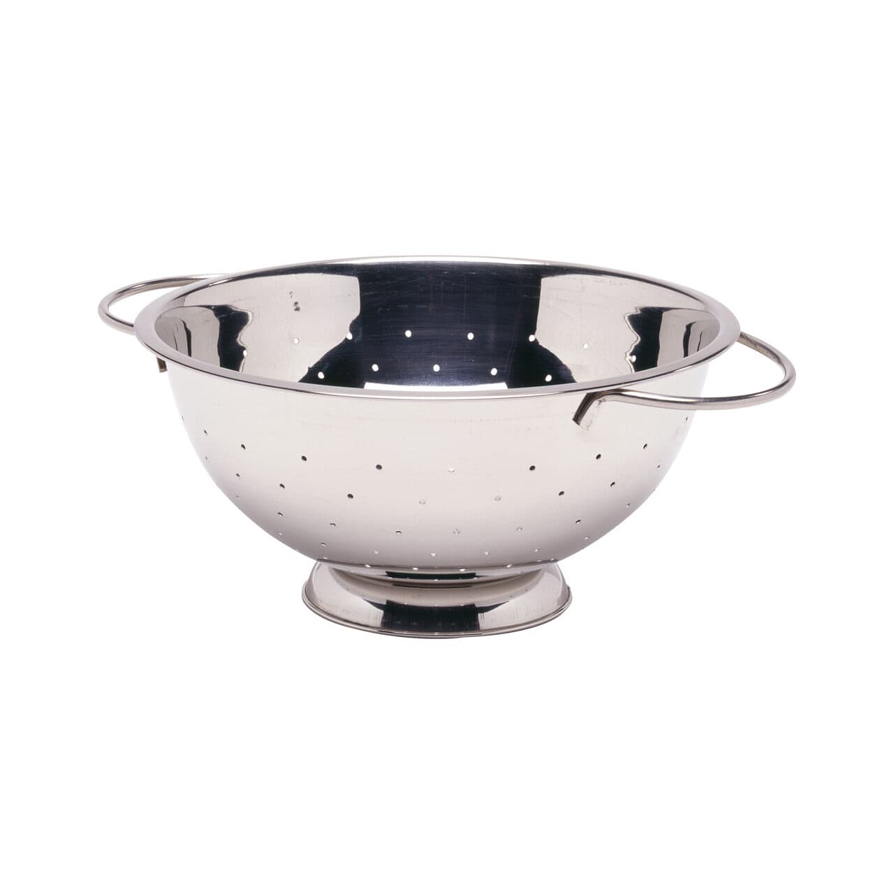 Colander pentru strecurat alimente, inox, Hendi, diametru 24 cm x inaltime 11 cm, potrivit si pentru uz profesional