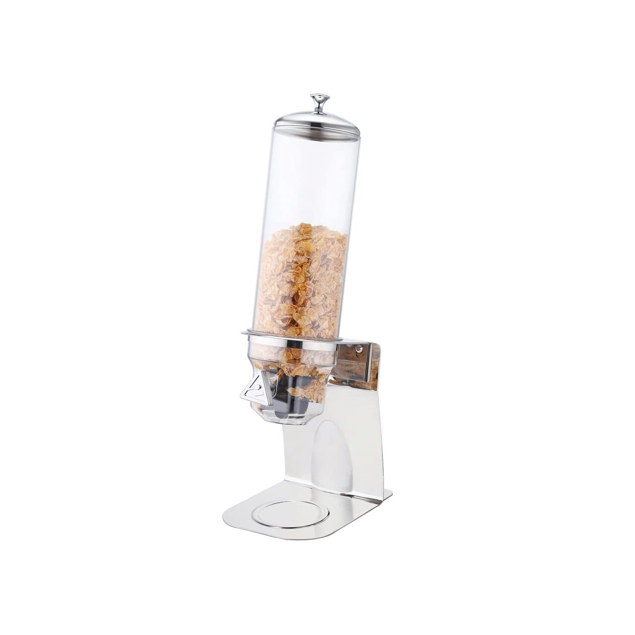 Multidispenser Hendi, capacitate 3,5 litri, otel inoxidabil, container din plastic transparent, capac ermetic