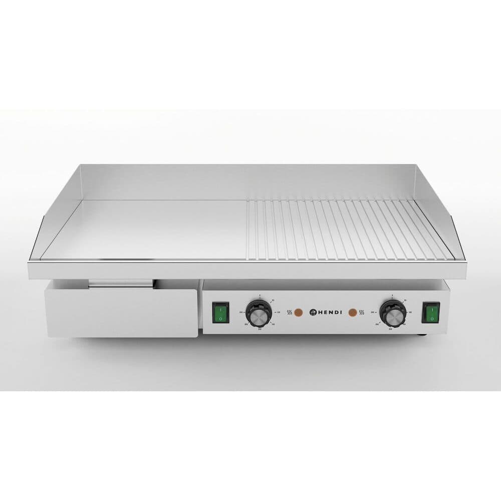Gratar neted si striat, 400V/4400W, 720x460x(h)241