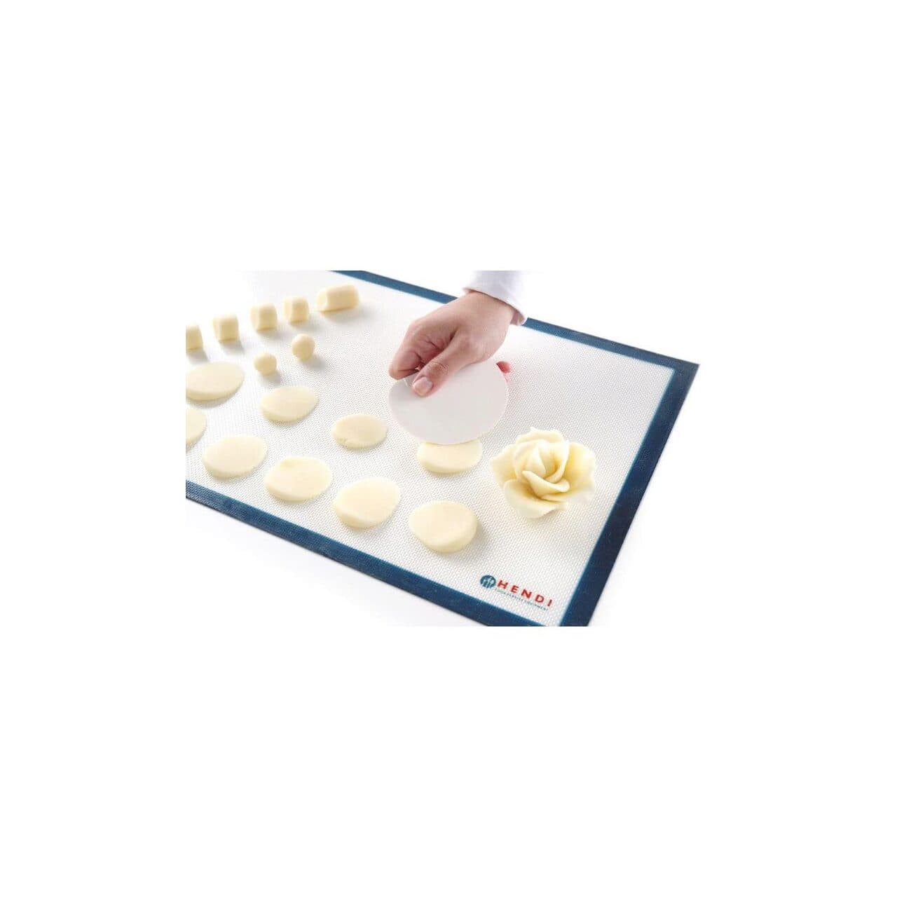 Set 5 bucati taietoare ovale cu margine neteda, pentru aluat, 159x103 mm