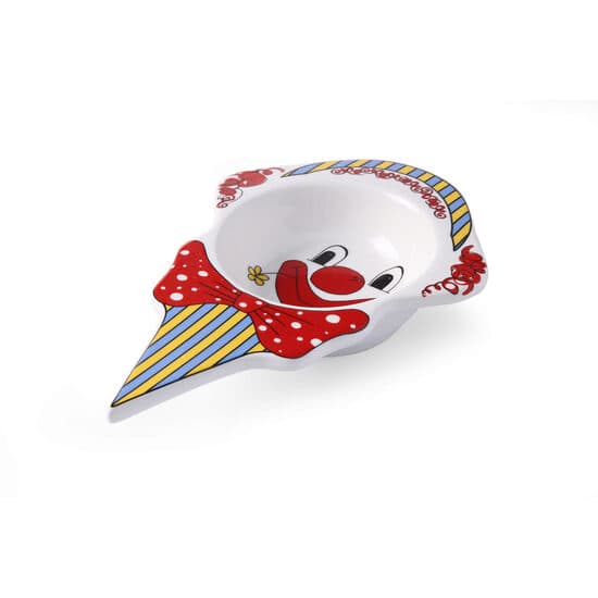 Bol servire prajituri, inghetata, model Hendi Clown, portelan ultra-rezistent,226 x 145 x (H)37 mm