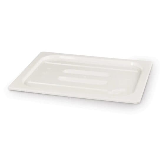 Capac pentru recipiente GN din policarbonat alb, HENDI, GN 1/4, alb, 265x162mm