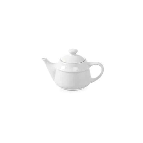 Ceainic Fine Dine Bianco 500 ml, Alb, Portelan