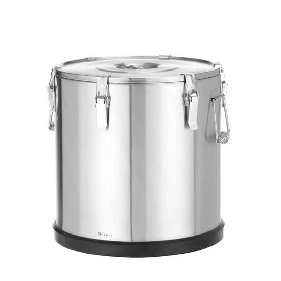 Container izolat pentru transport , inox, 50L, ø430x(H)440mm