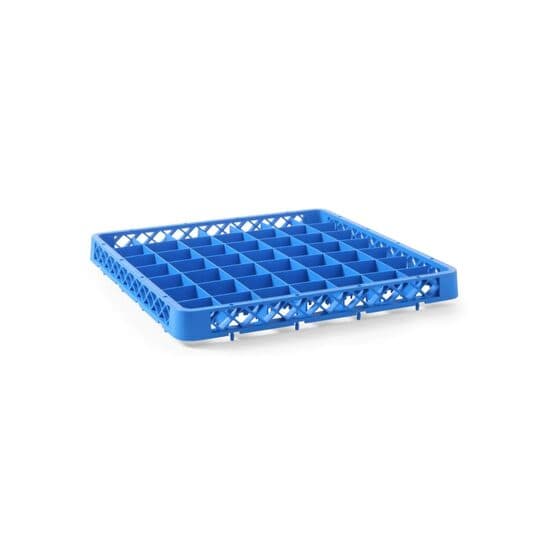 Cos universal pentru masina de spalat vase, polietilena , Albastru 500x500x(H)45 mm 25 compartimente