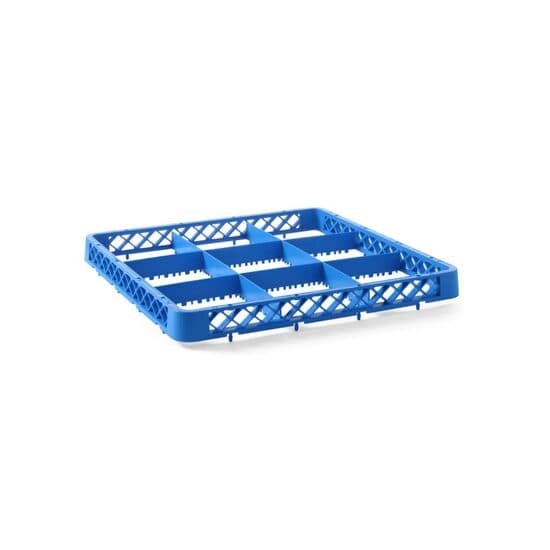 Cos universal pentru masina de spalat vase, polietilena , Albastru 500x500x(H)45 mm