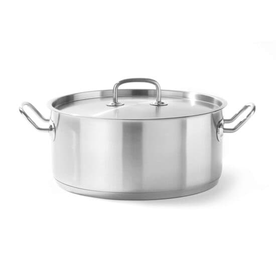 Cratita cu capac, 1,5 Lit,16 cm diametru x 7,5 cm inaltime, inox, gama Kitchen Line