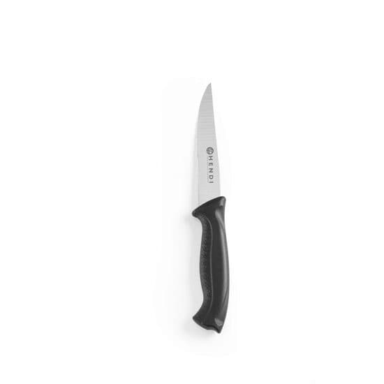 Cutit bucatarie, ideal pt dezosare, lungime lama inox 15 cm, maner polipropilena negru, respecta normele de igiena HACCP