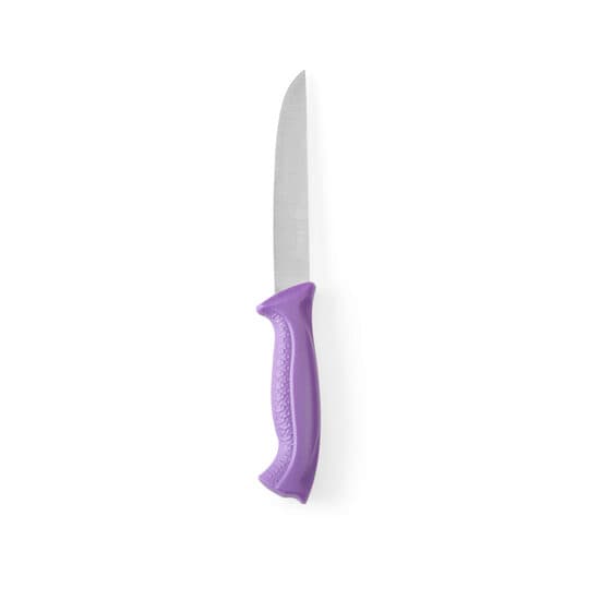 Cutit pentru sculptat, 2.5x150x280 mm, Inox/Polipropilena, Mov