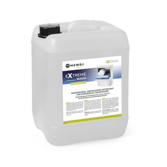 Detergent profesional pentru masina de spalat vase fara clorura de fosfasti potrivit pentru orice duritate a apei, 10 L
