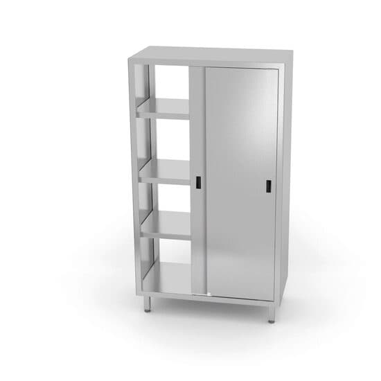 Dulap depozitare cu usi glisante si acces pe ambele parti, pregatita pentru asamblare, Kitchen Line, 800x700x(H)1800 mm