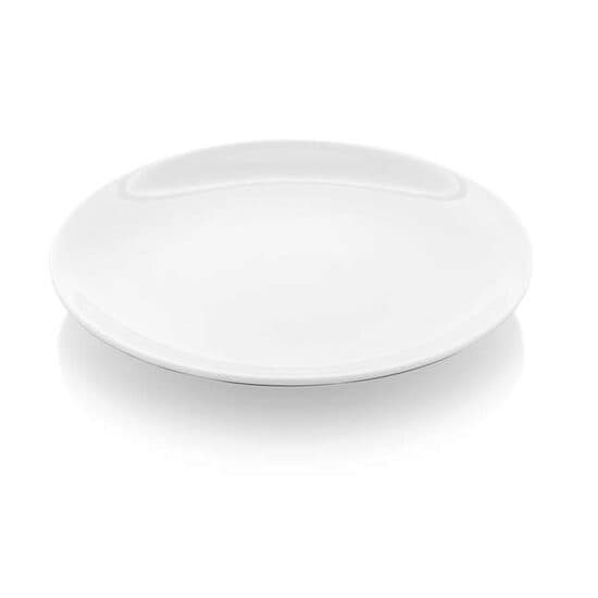 Farfurie Fine Dine, Bianco, Alb, portelan vitrificat, rezistenta la temeperaturi de pana la 180 C, diametru 270 mm