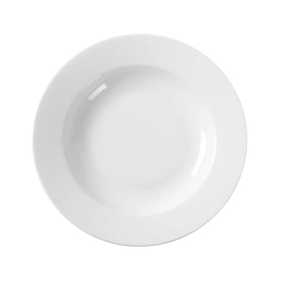 Farfurie adanca diametru 23 cm, portelan cu margini intarite, gama DELTA