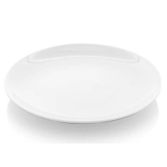 Farfurie eleganta Fine Dine, Bianco, Alb, portelan vitrificat, rezistenta la temeperaturi de pana la 180 C, diametru 300 mm