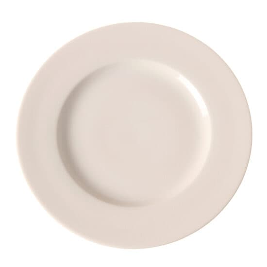 Farfurie intinsa 21 cm, portelan crem super-rezistent cu margini intarite, gama GOURMET