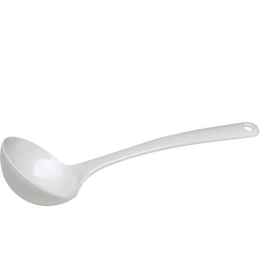 Lingura sos, 23.5 cm, alba, 70 ml, din plastic rezistent termic