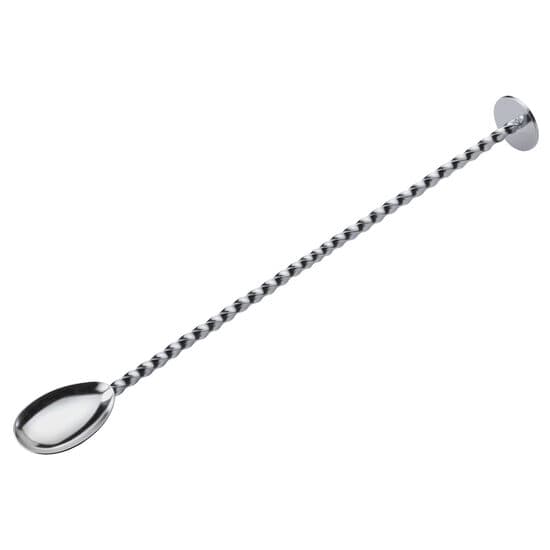 Lingurita cocktail, pentru bar, inox, lungime 26.6 cm