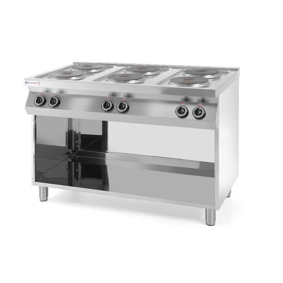 Masina de gatit Kitchen Line, 6 arzatoare electrice , 15.6W, dimensiune 1200x700x(H)900mm