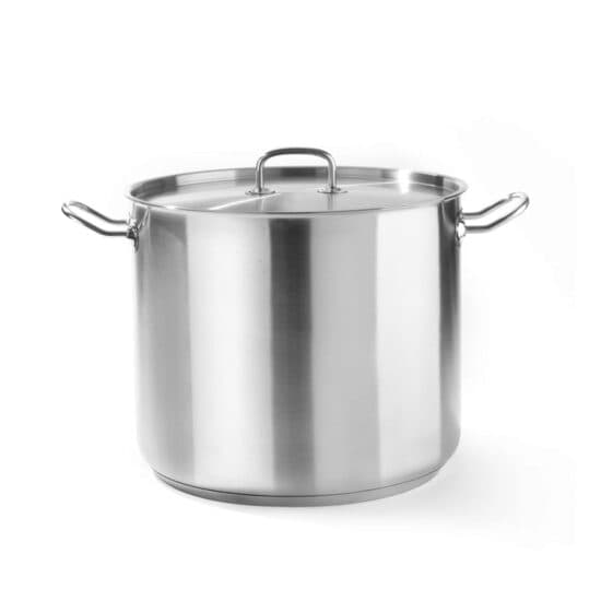 Oala inalta cu capac 37 Lit ,36 cm diametru x 36 cm inaltime, inox, gama Profi Line, potrivita si pentru uz profesional