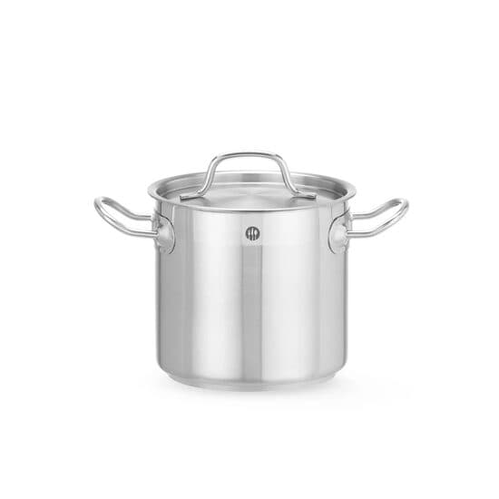 Oala inalta cu capac 95 Lit ,50 cm diametru x 50 cm inaltime, inox, gama Profi Line, potrivita si pentru uz profesional