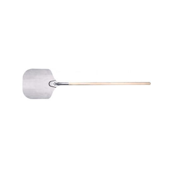Paleta pentru cuptor pizza, aluminiu, maner lemn, 405x457x(L)860 mm,