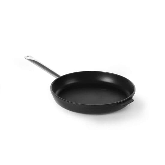 Tigaie pentru prajit, aluminiu, strat anti-aderent, maner din otel inoxidabil, 280 mm