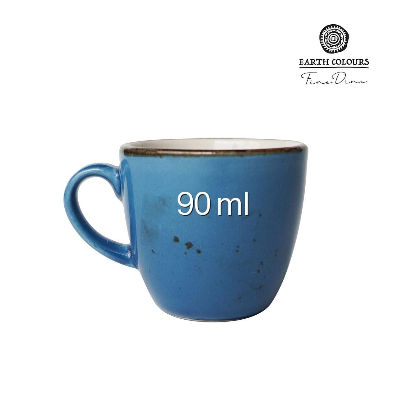 Ceasca espresso albastra, 90 ml
