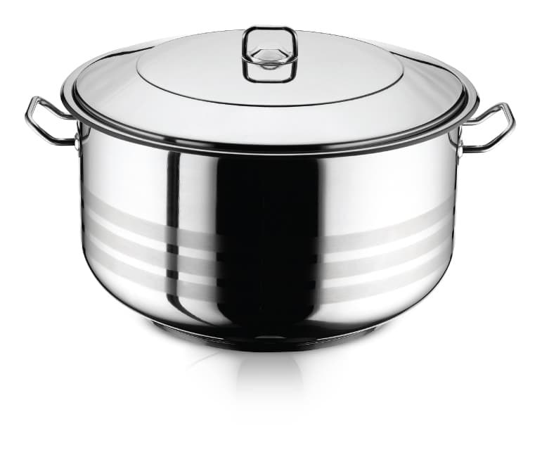 Oala inox cu capac 19.8L